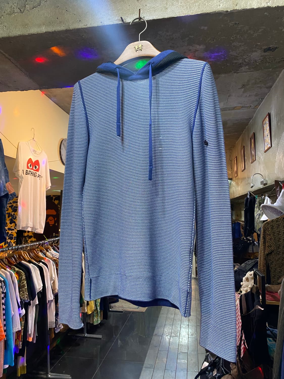 STONE ISLAND 스톤 아일랜드 스트라이프 후드  상품이미지1