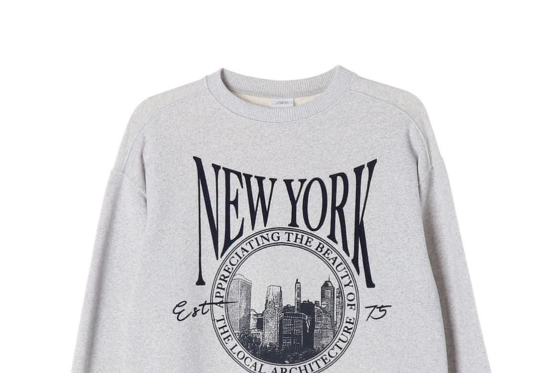 자라 맨투맨  상품이미지3