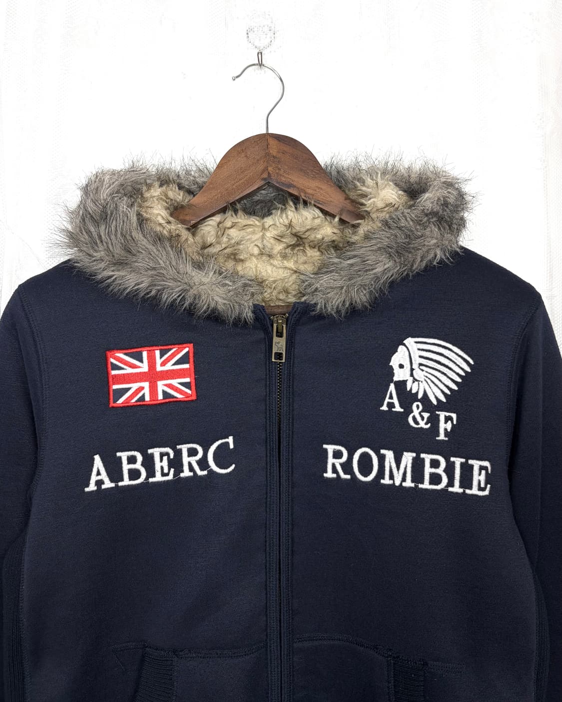 ABERCROMBIE & FITCH WolfJo Hooded ZipUp 상품이미지3