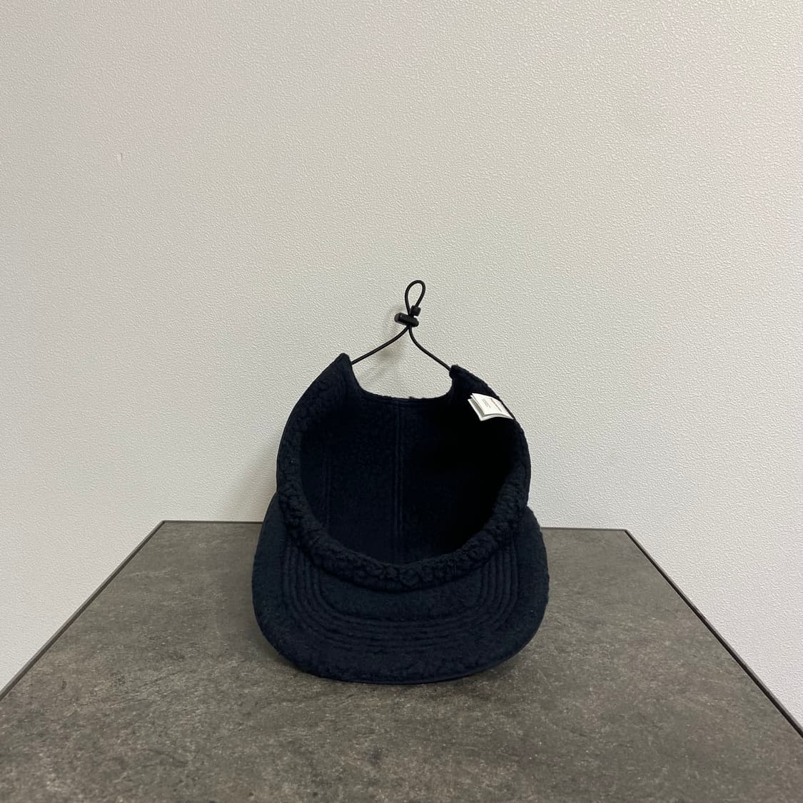 슈프림 박스로고 캠프캡 모자 리버시블 플리스 블랙 상품이미지5