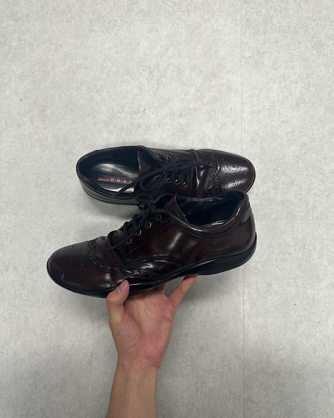 Prada sports brown leather 상품이미지4