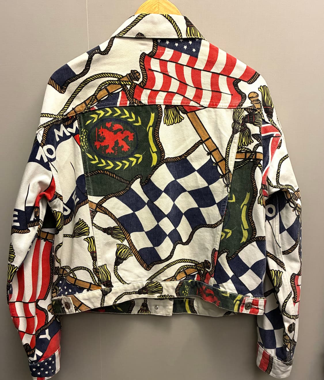 (F)타미 진스 90s 플래그 프린트 3타입 트러커자켓 데님자켓 상품이미지6