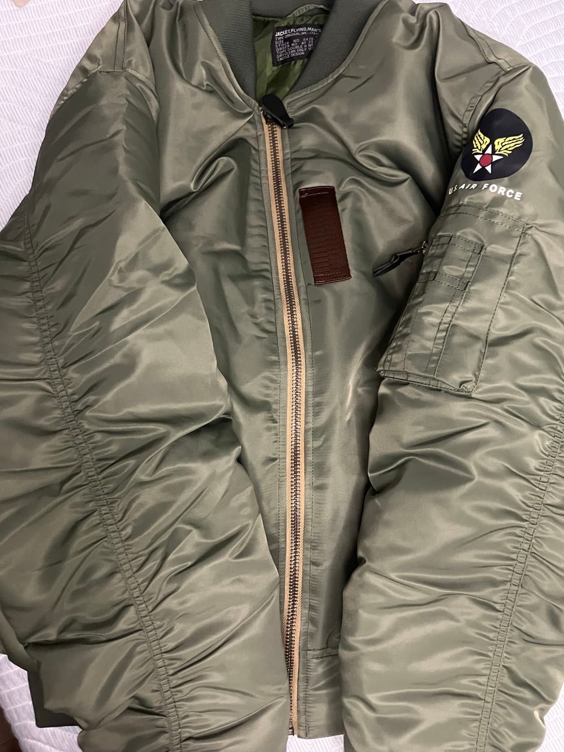 아메리카 복각 ma-1 상품이미지1