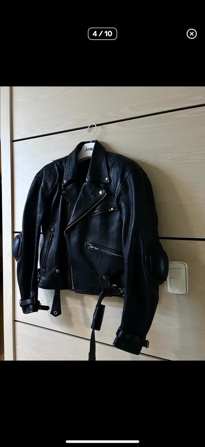 Heavy Biker Cow Leather Jacket 레더 자켓 상품이미지3