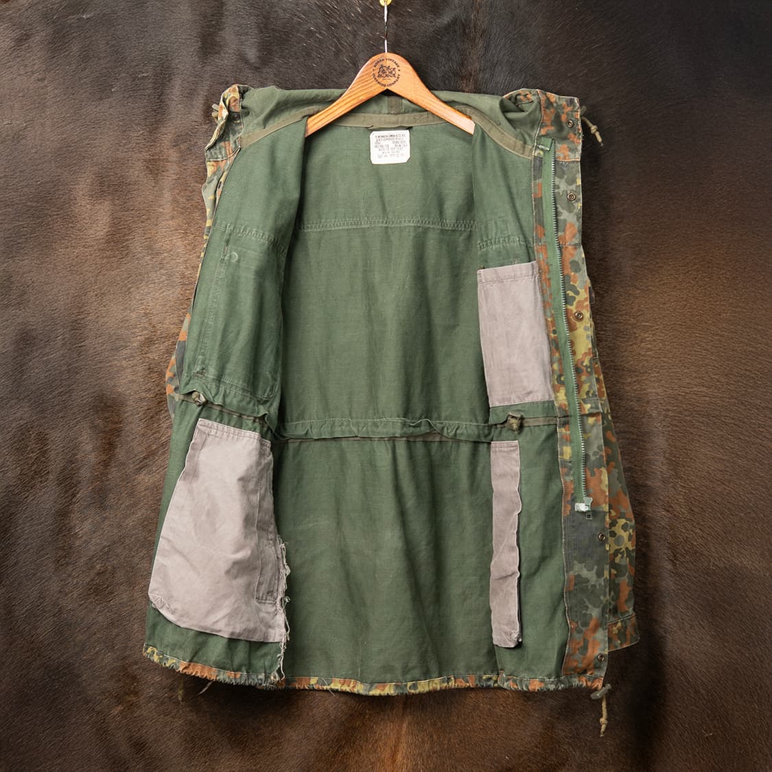 [105] 90s 독일군 오리지널 밀리터리 플렉탄 파카  상품이미지3