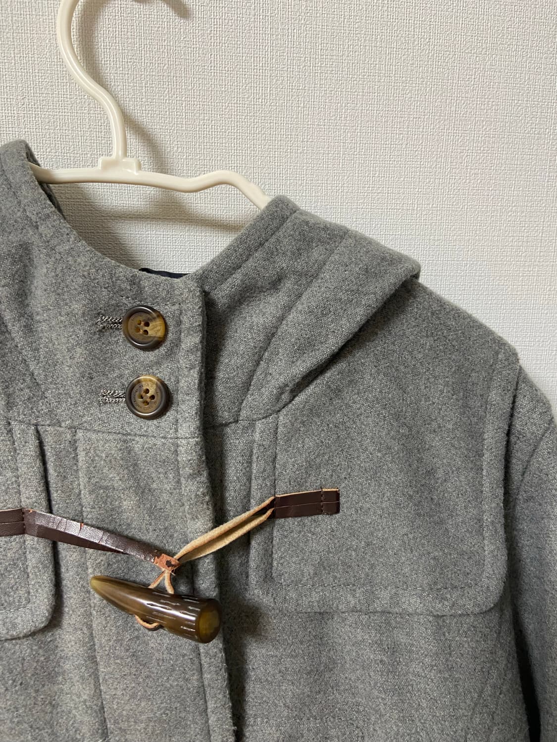 빈티지 후드 숏떡볶이 코트 자켓 상품이미지6