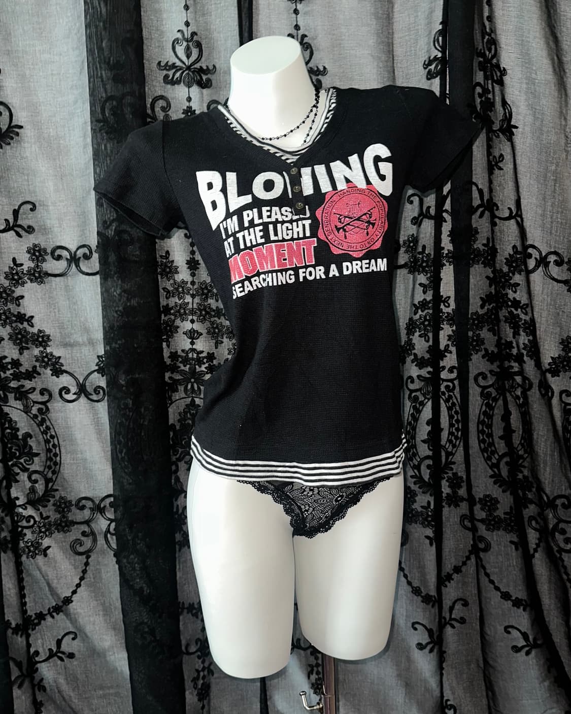 Layered Rock Chic Short Sleeve 상품이미지1