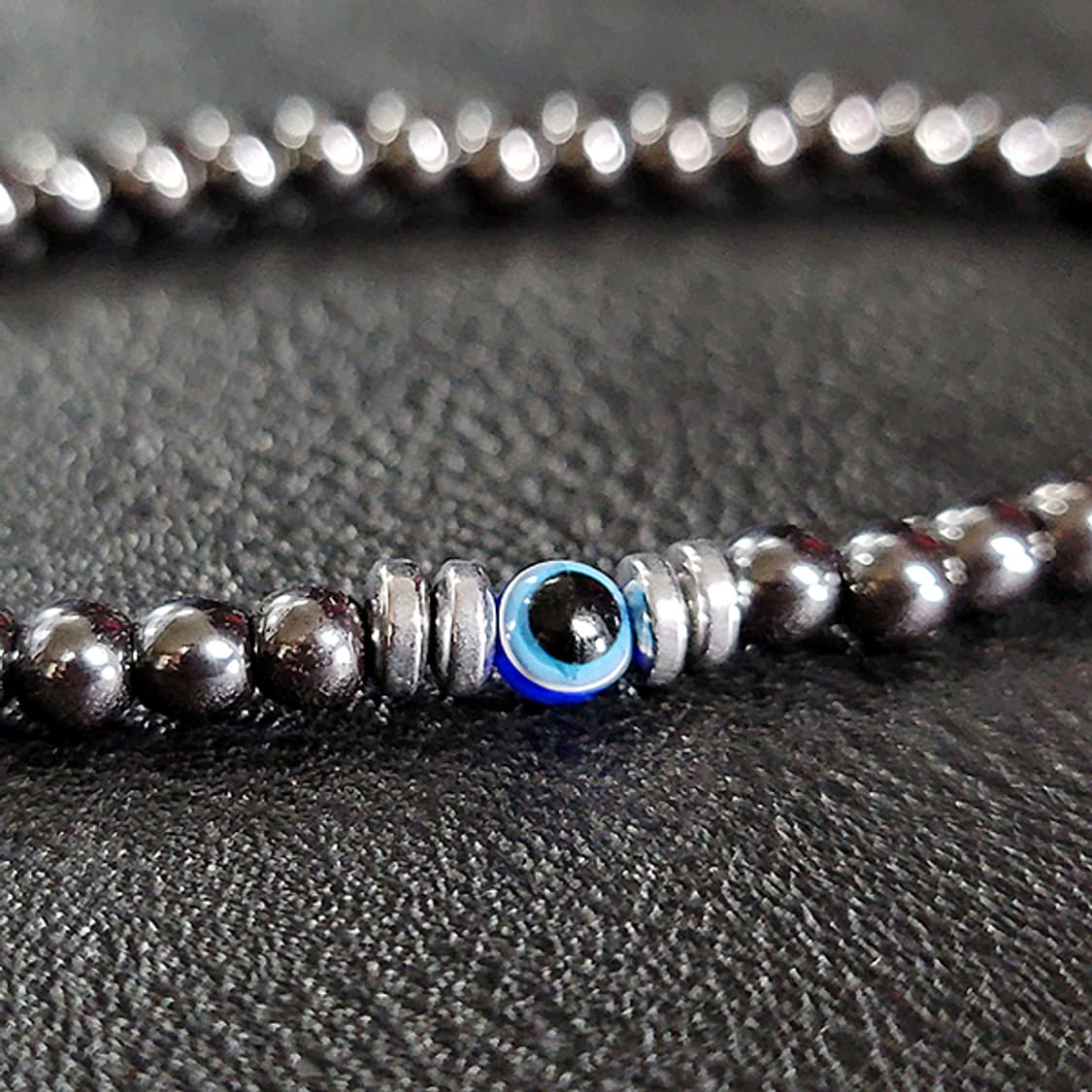 관음의눈 헤마타이트 4mm 남자 빈티지 원석 팔찌 상품이미지2