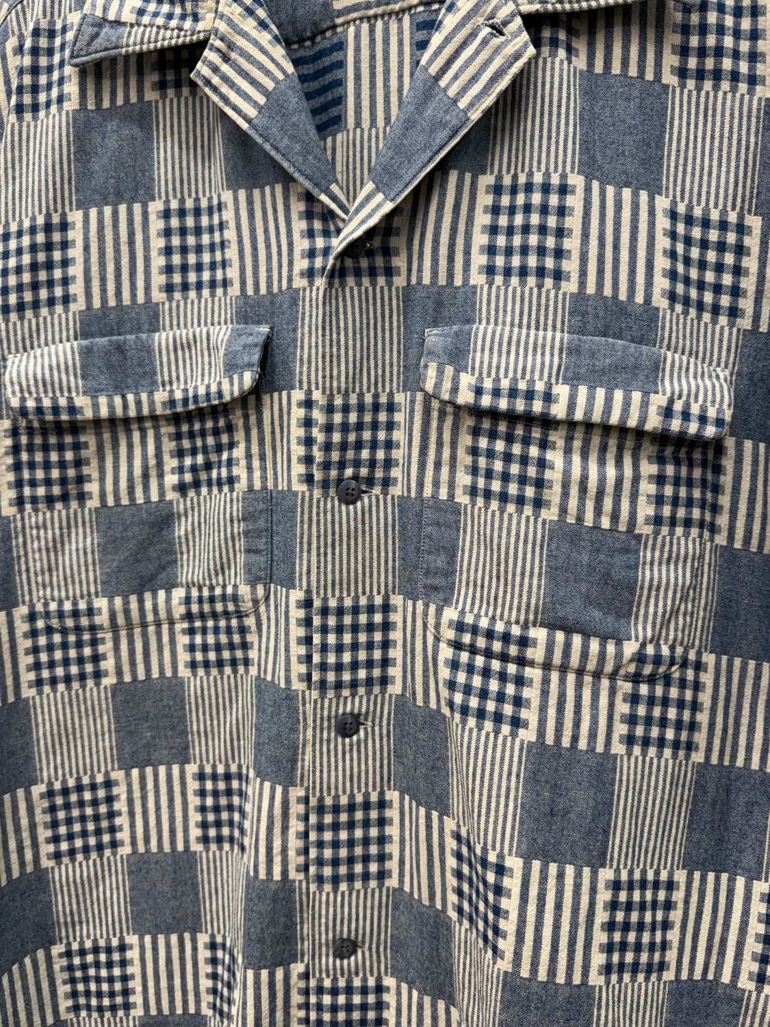 LESVIS à BOIS Patchwork Short Sleeve 상품이미지3