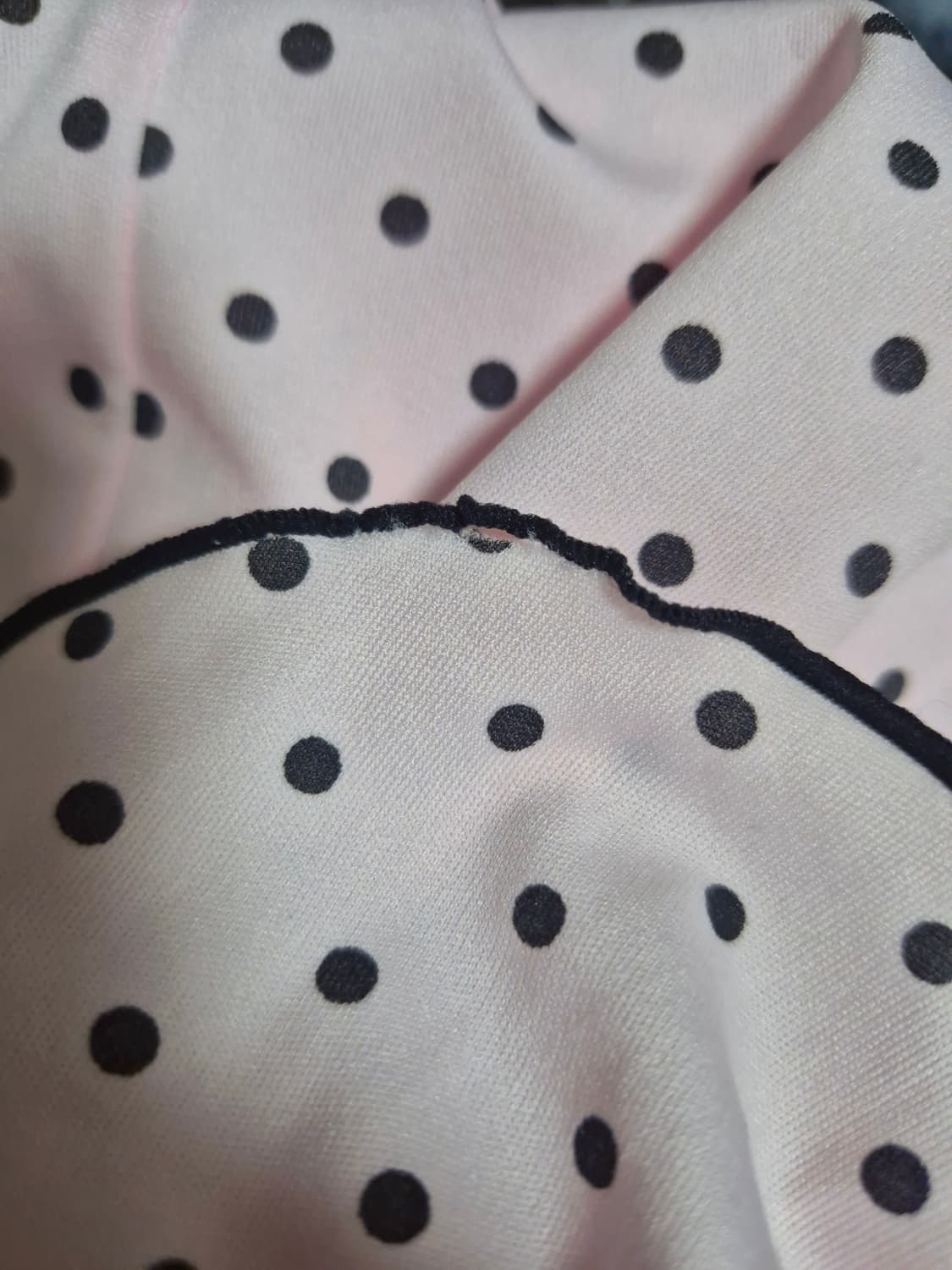 빈티지 딸기우유 핑크 로걀탑 도트 갸루 천사핏 블라우스 슈가슈가룬 상품이미지4