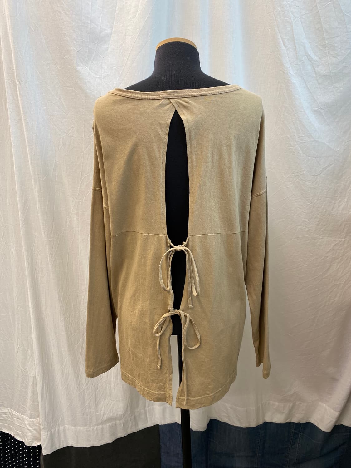 GREEN LABEL RELAXING 브라운 백스트랩 면티셔츠(F) 상품이미지4