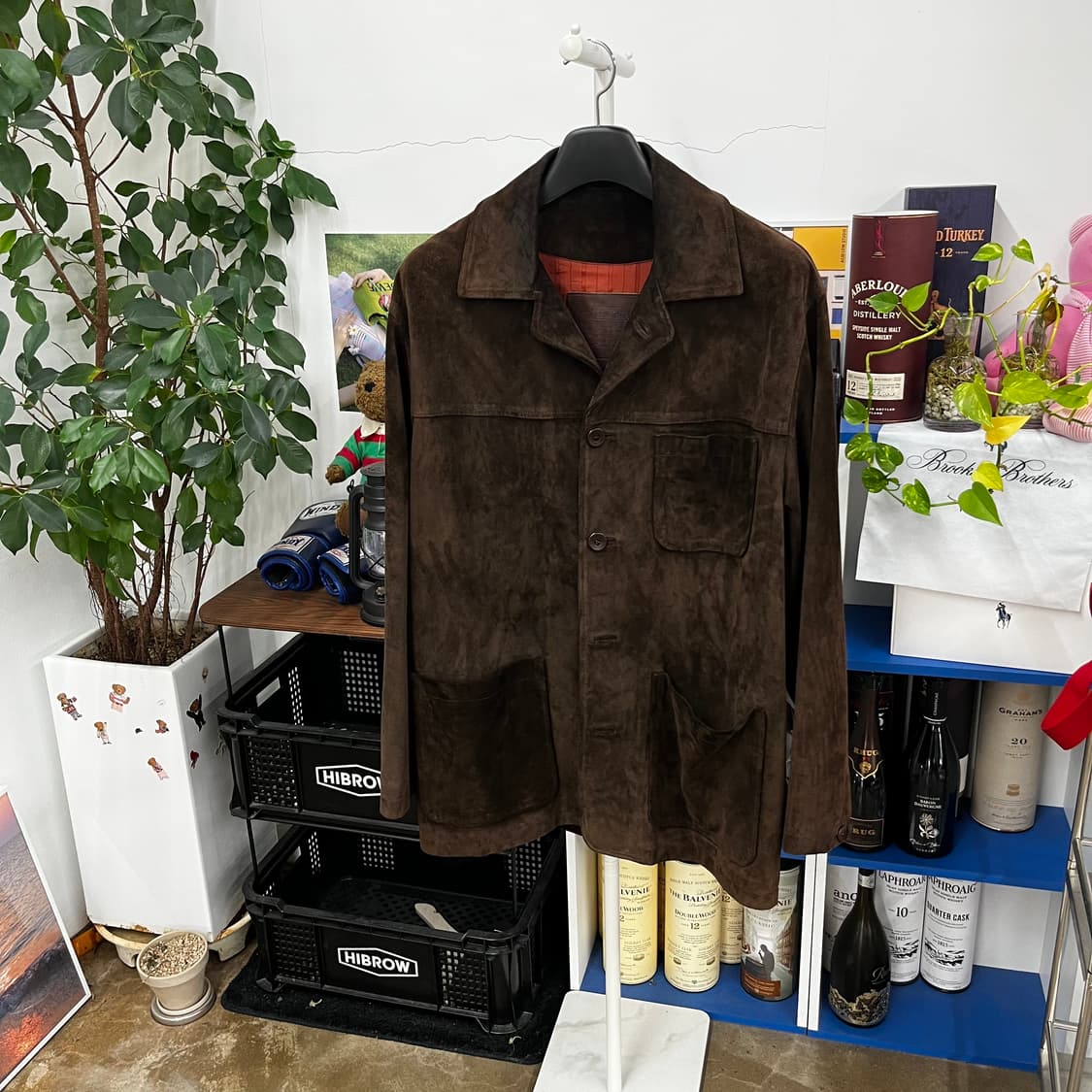 코치 스웨이드 워크 자켓 S 상품이미지1