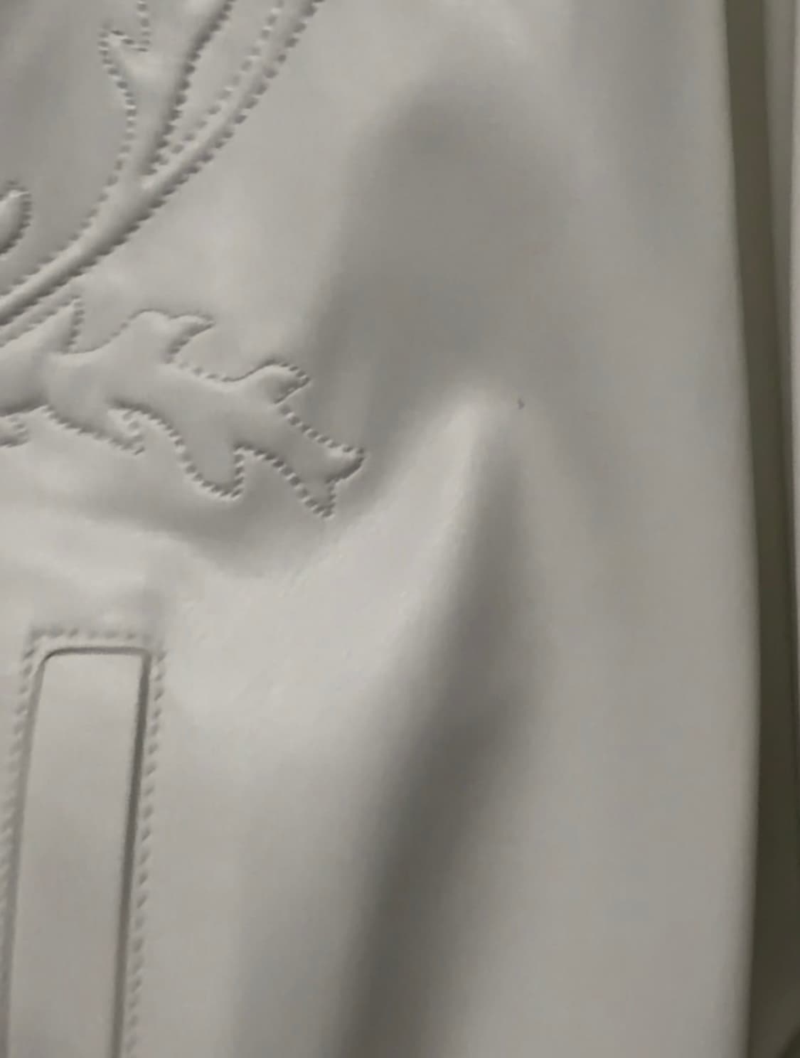 604service rose leather jacket (white) 상품이미지5