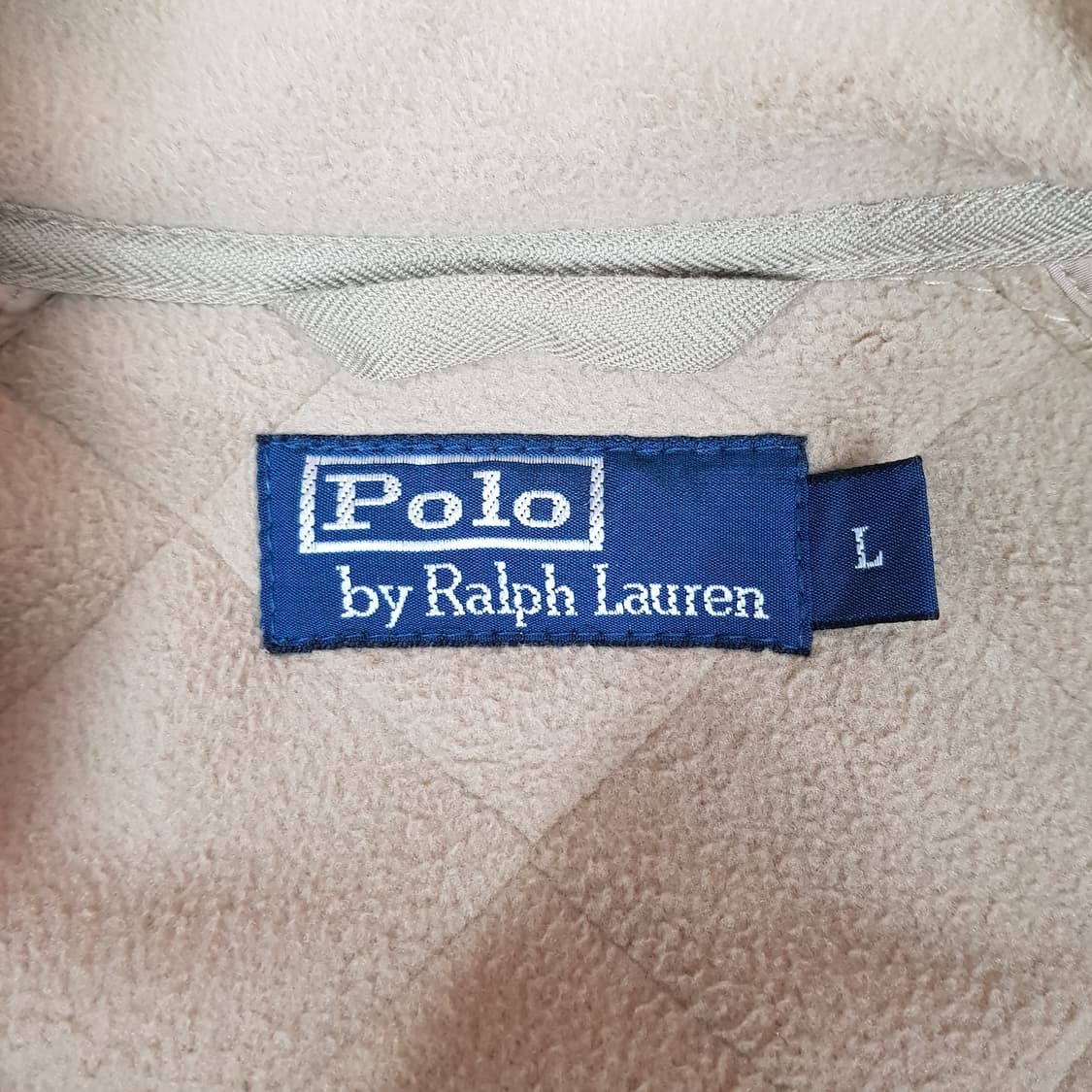 폴로 랄프로렌 퀼팅 플리스 라이닝 집업 자켓 L사이즈 상품이미지7