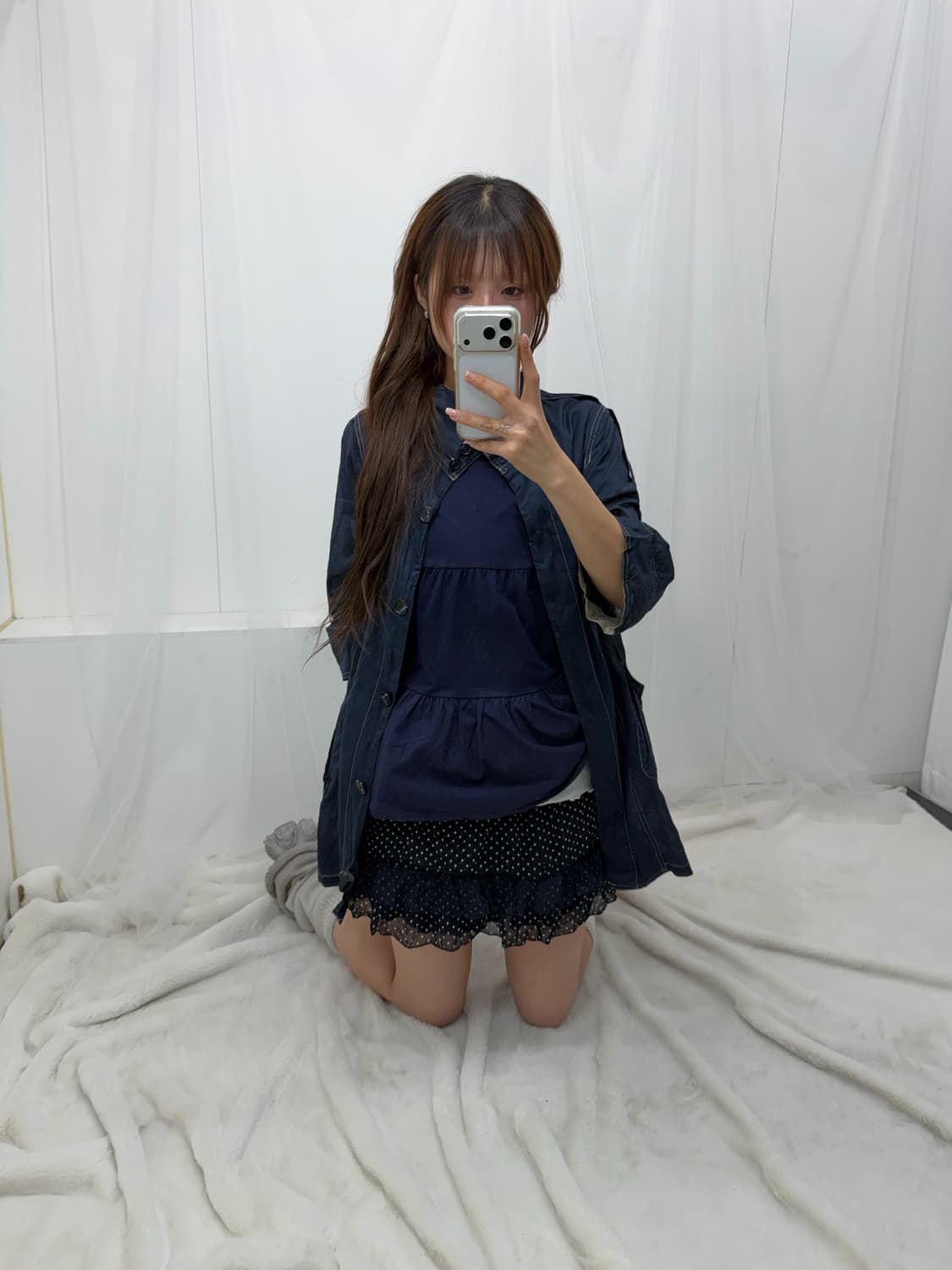 𖤐네이비 러블리걸 set𖤐  상품이미지4