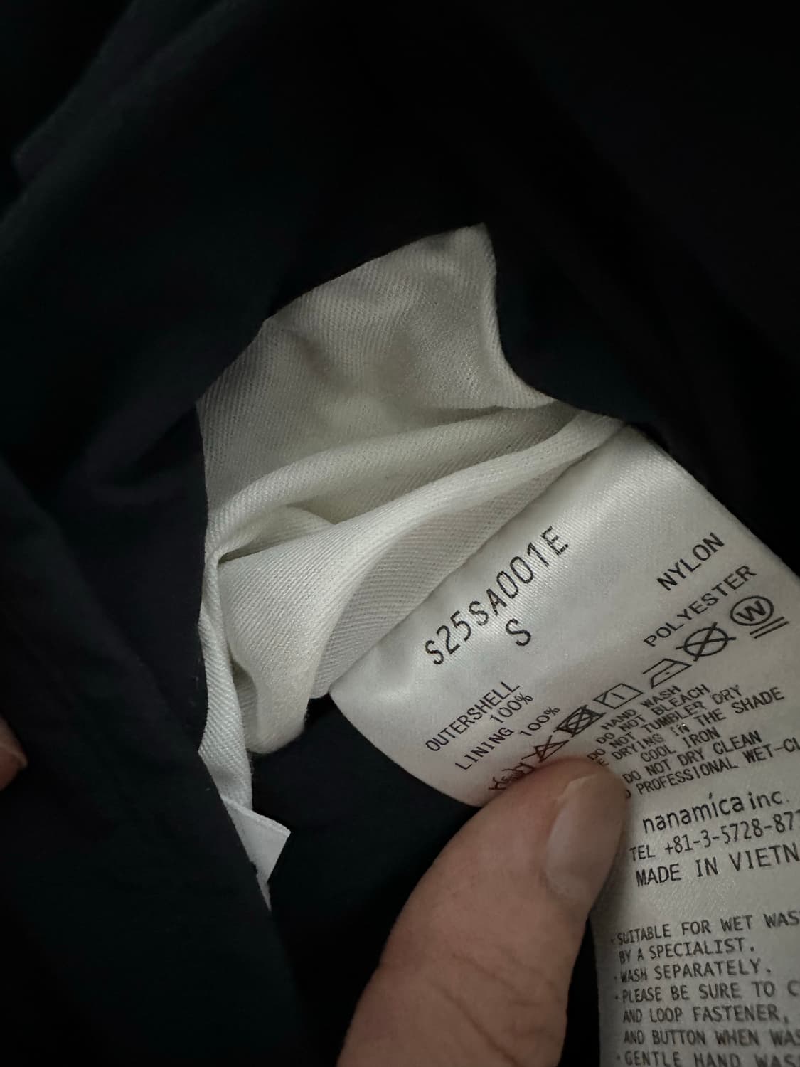 [S] 나나미카 리버서블 코치 자켓 블랙 상품이미지3