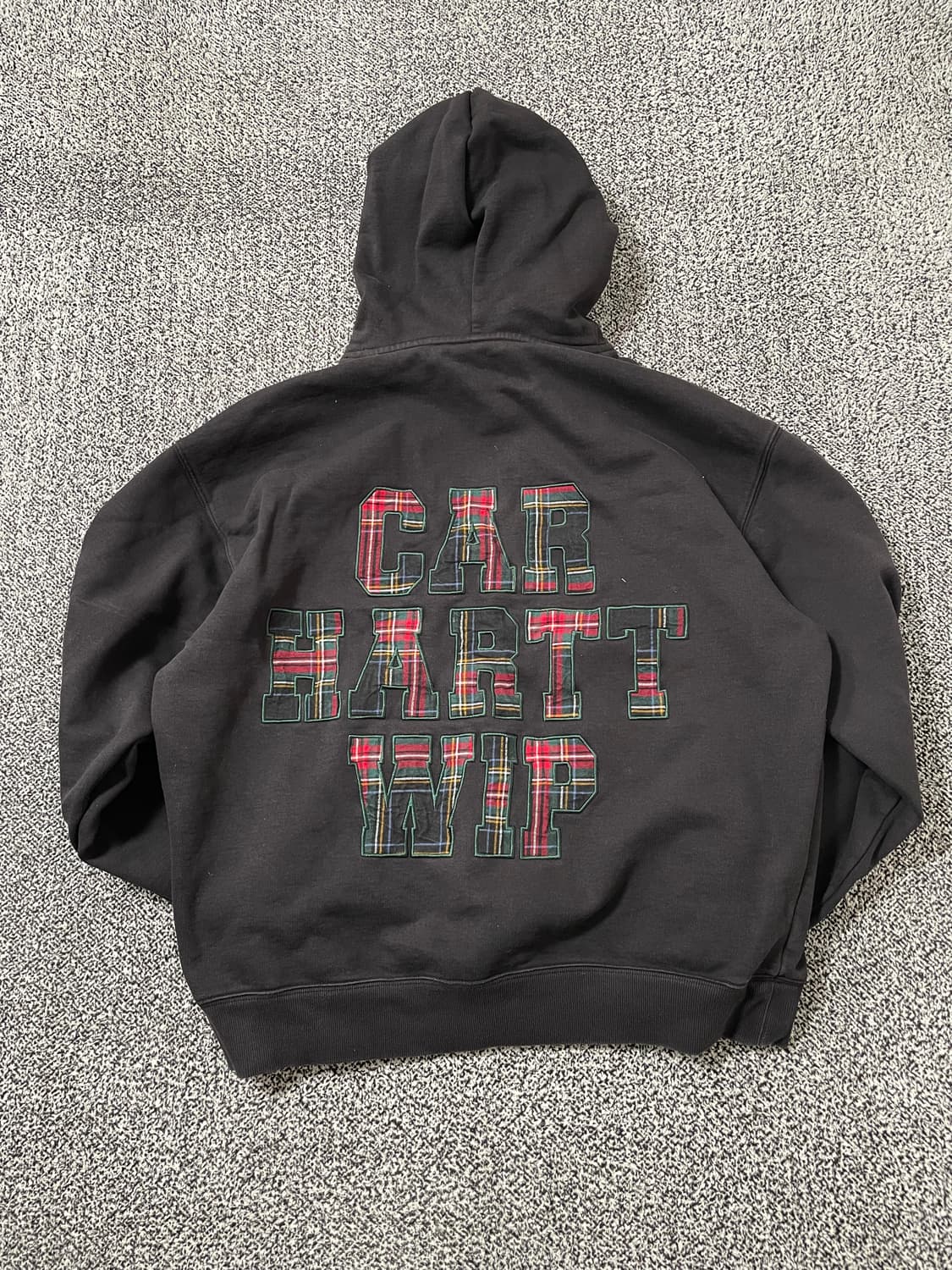 빈티지9. 칼하트 WIP 와일스 풀오버 후드 후드티 후디 블랙 기모 상품이미지6