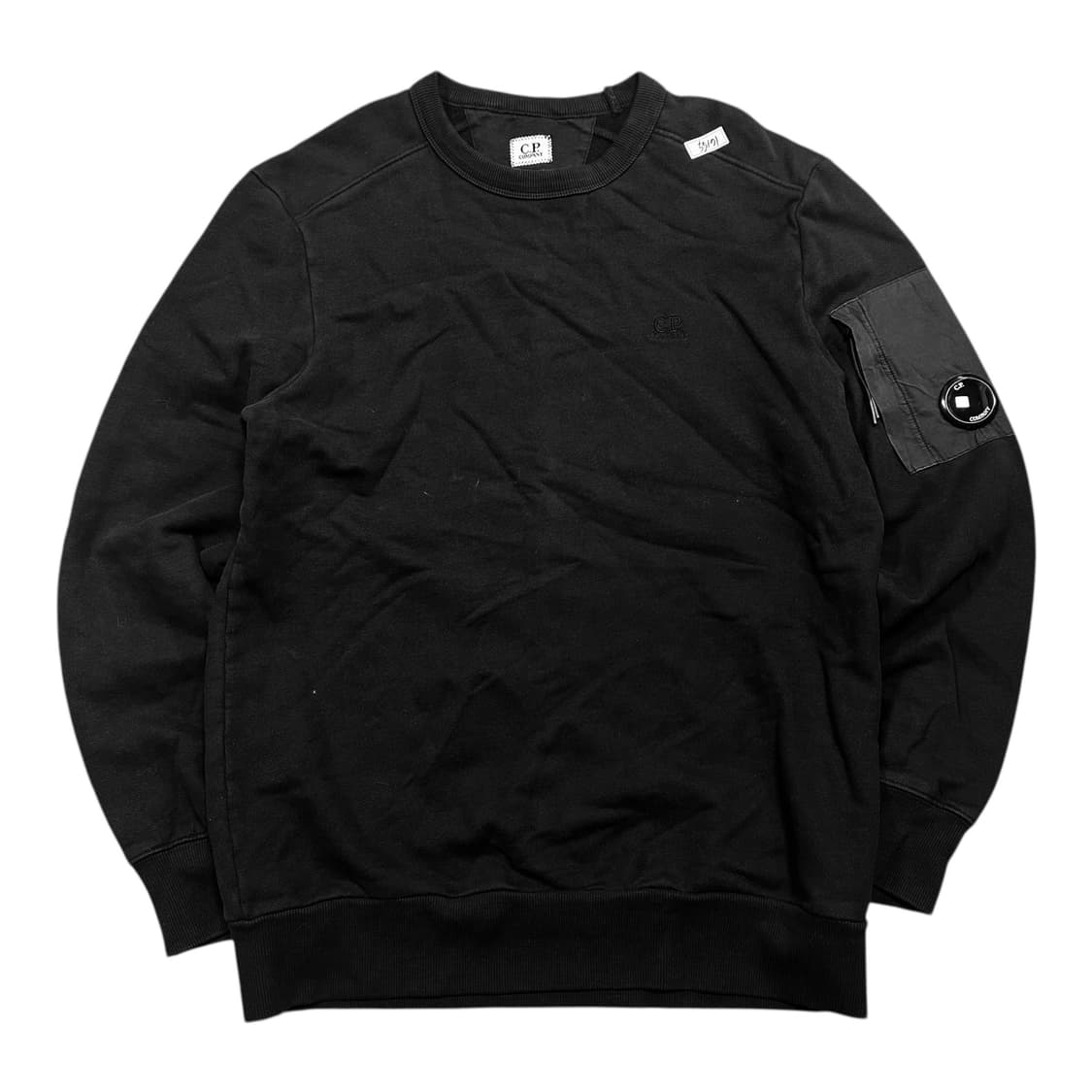 ✨ (바배) CP 컴퍼니 20ss 포켓 렌즈 블랙 맨투맨  상품이미지1