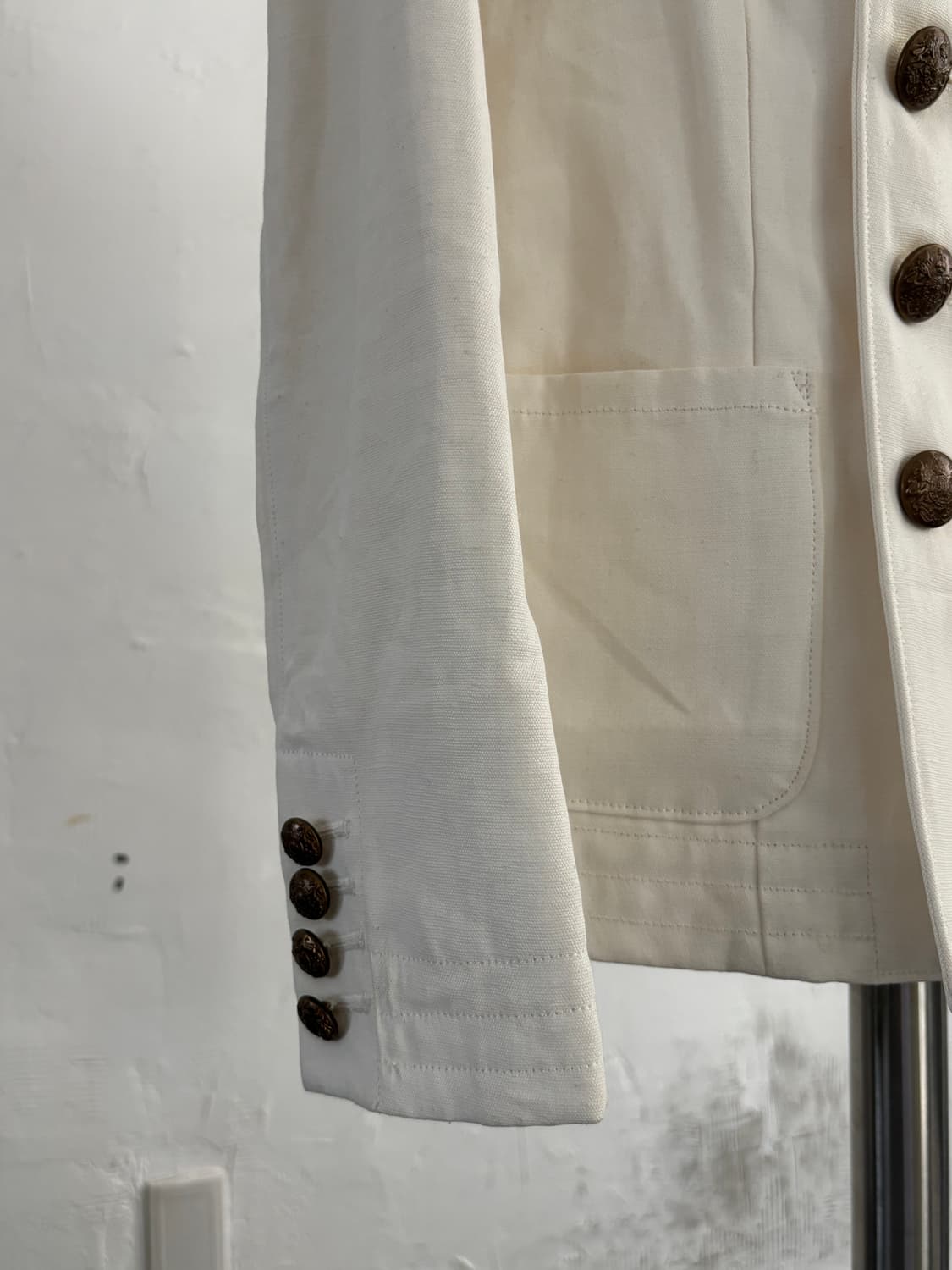 Polo 랄프로렌 화이트 더블 블레이져 자켓 상품이미지4