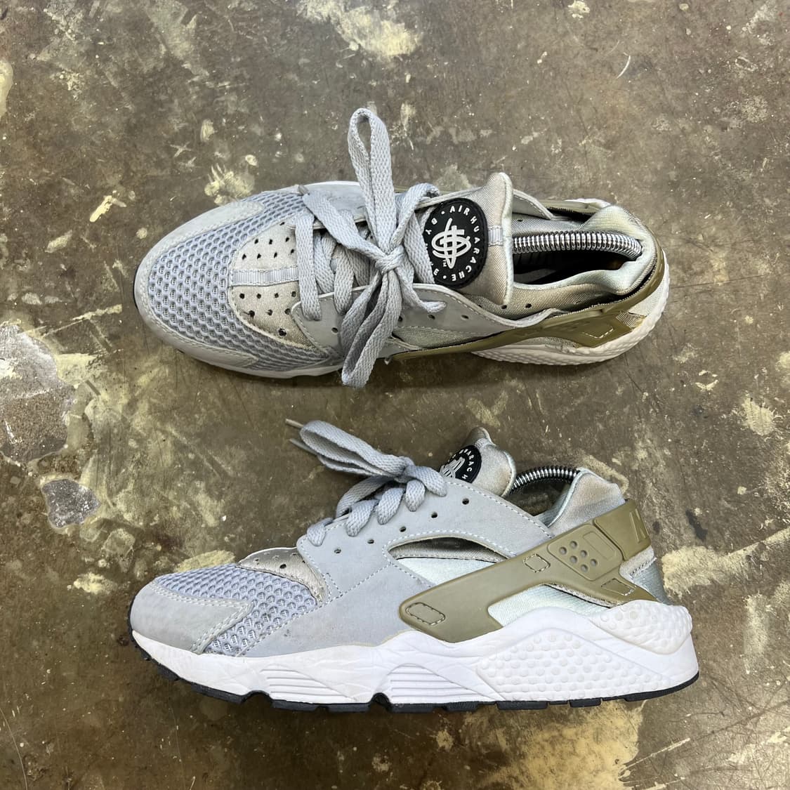 260) 나이키 에어 허라취 골프 그레이 스니커즈 운동화 신발 상품이미지4