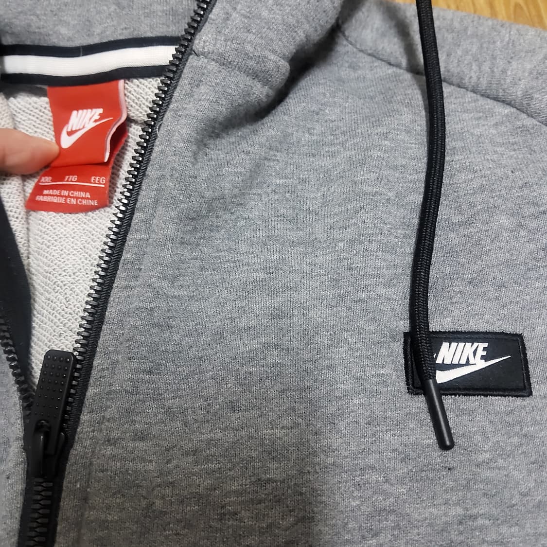 나이키 테크팩 그레이 후드집업 올드스쿨 트랙탑 110 상품이미지6