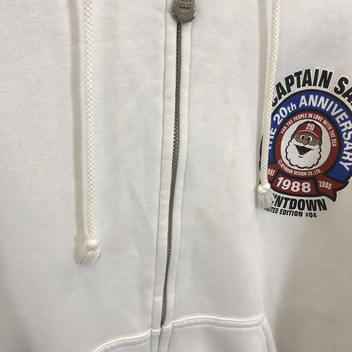 캡틴산타 20주년 한정판 후드집업 [M사이즈] 상품이미지5