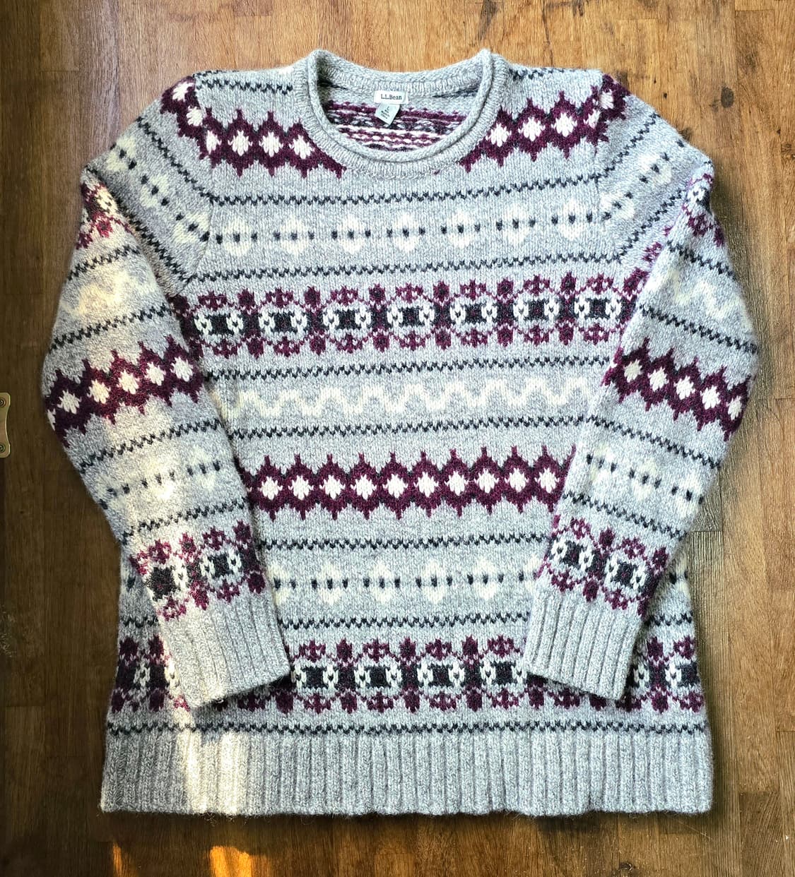 L.L.Bean Lambs wool 니트 일본 발매  상품이미지1