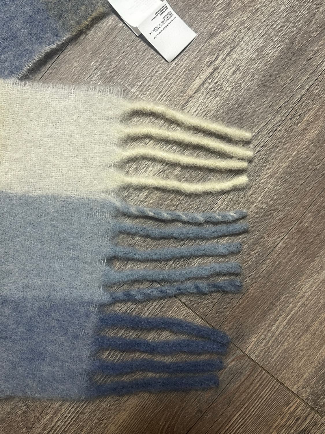 Acne Studios Mohair Check Scarf Pastel B 상품이미지6