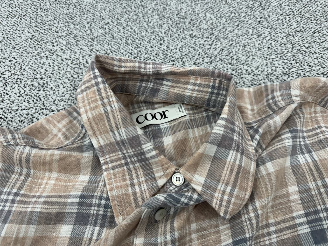 COOR 쿠어 마드라스 셔츠 상품이미지2