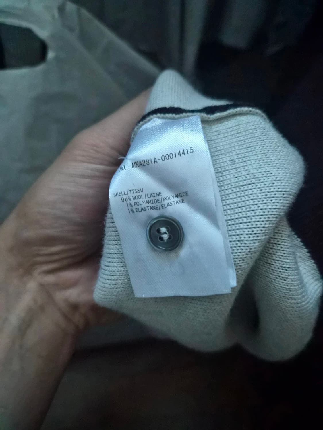 톰브라운 돌핀(돌고래) 사선 니트  상품이미지4