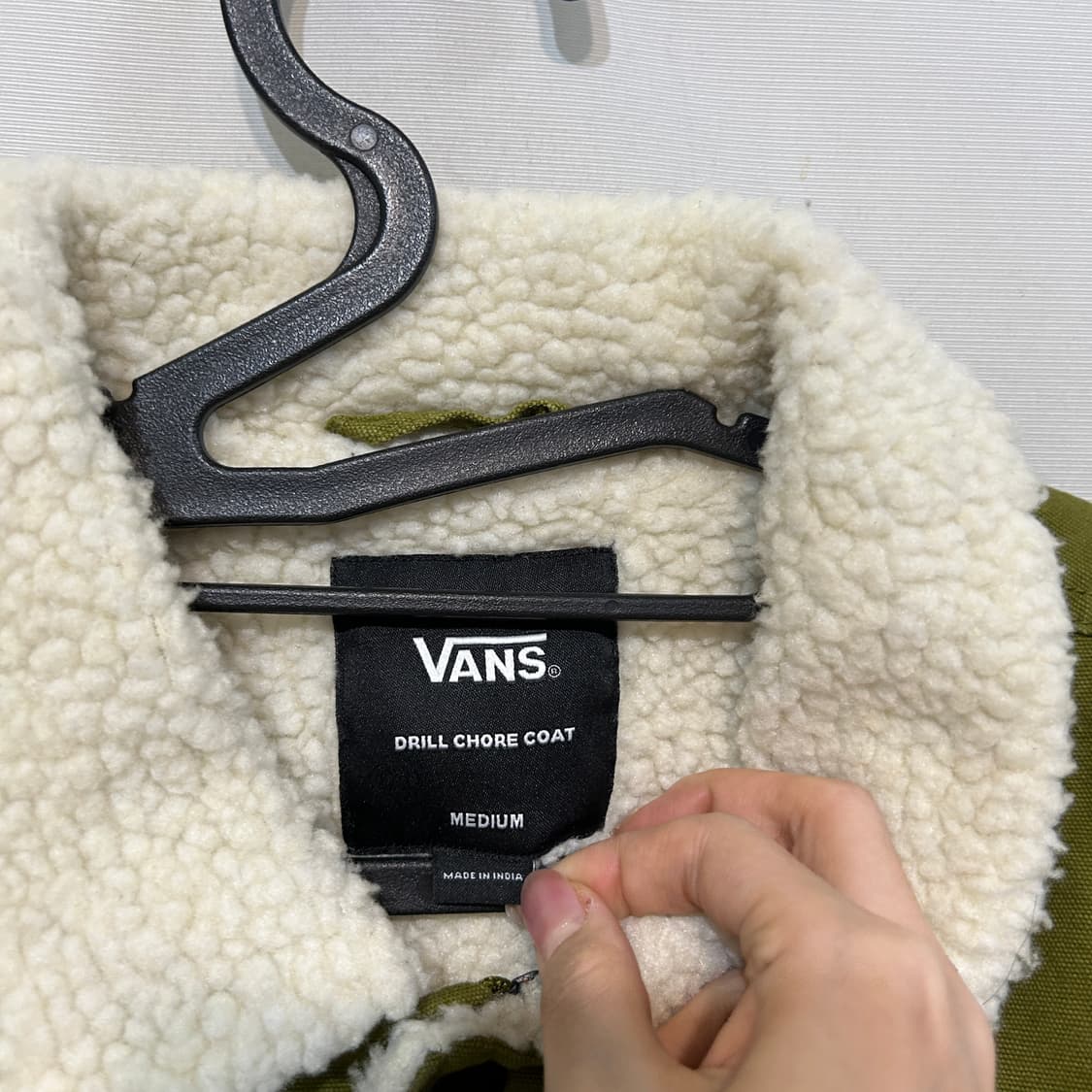 반스 남성 드릴 초어 코트 셰르파 자켓 M 상품이미지2