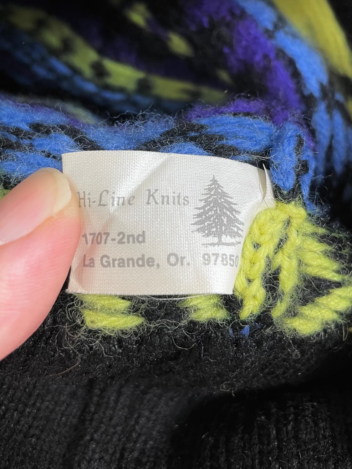 택포) 90s USA 빈티지 패턴 울 니트 숏 비니 모자 상품이미지3