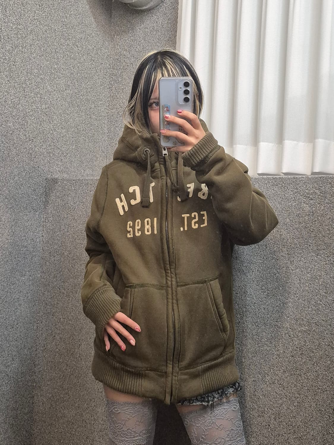 ABERCROMBIE KHAKI HOODIE ZIPUP  상품이미지2