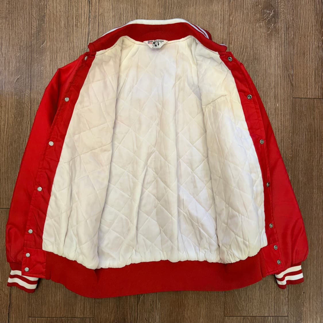 USA 빈티지 바시티자켓 레드 상품이미지4