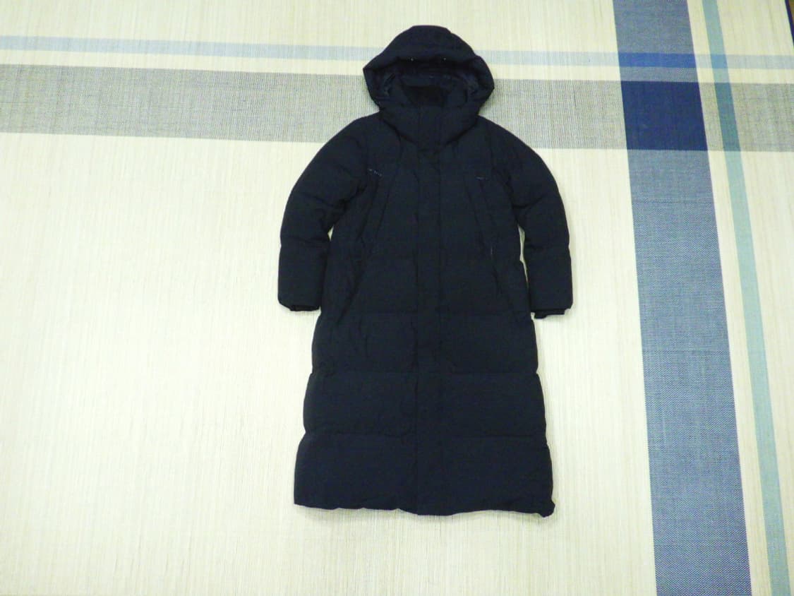 (90사이즈) 코오롱스포츠 여성 A라인 에코퍼 롱다운 상품이미지1