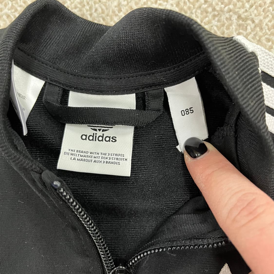 85 아디다스 키즈 슈퍼스타 져지 집업 0129M2 상품이미지2