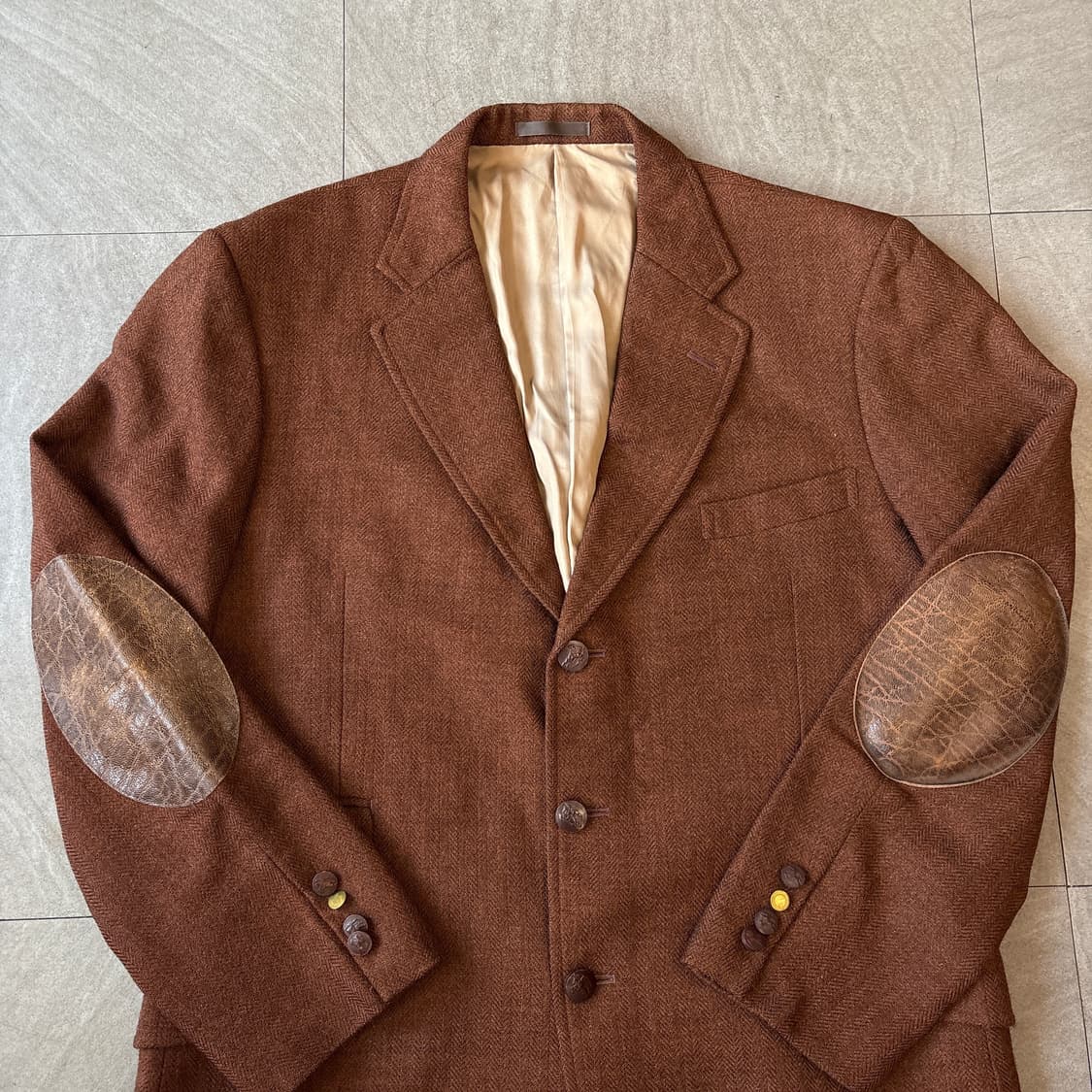 버버리 정품 브라운 울 블레이저 자켓  상품이미지3