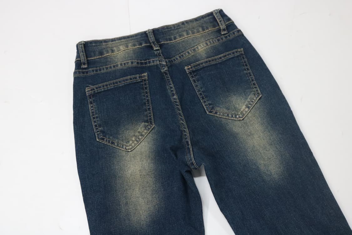 Sanye 빈티지 워싱  부츠컷 데님 팬츠 상품이미지7