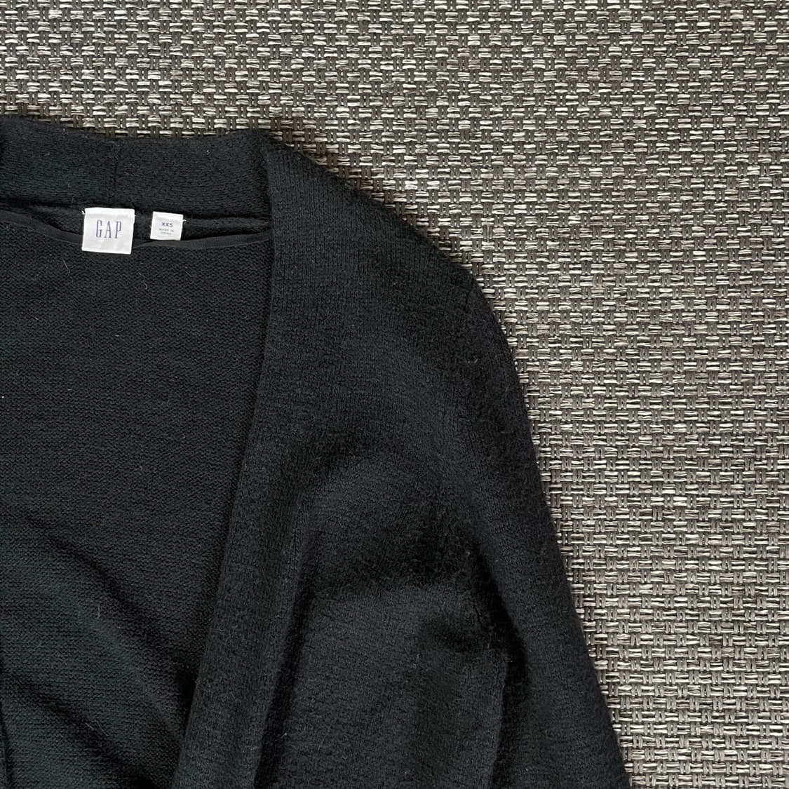 갭 블랙 포켓 롱 여성 가디건 xxs 상품이미지3