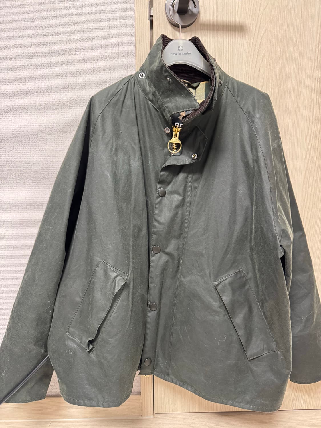 바버 트랜스포트 왁스 자켓 38 상품이미지3