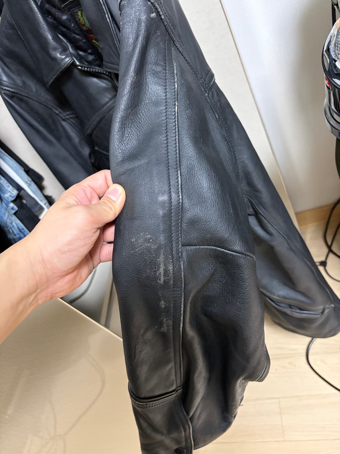 Randy Rios 빈티지 웨스턴 레더 카코트 상품이미지4