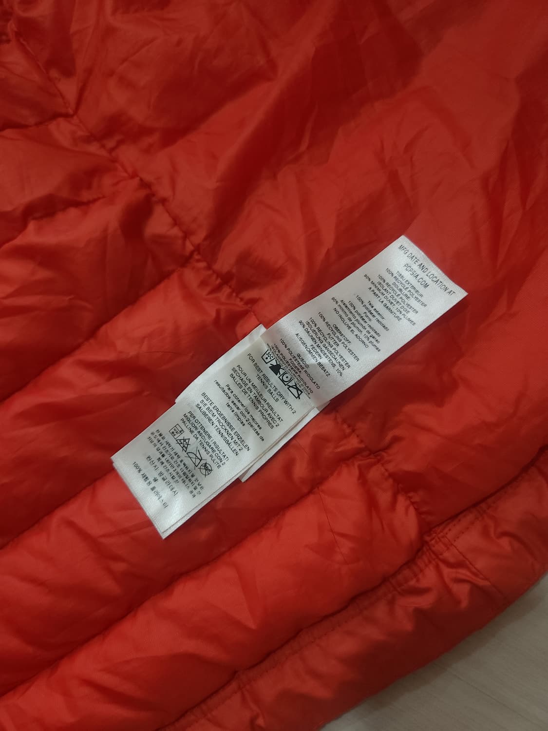 파타고니아 다운스웨터 후디  핫 엠버 색상 M 사이즈 상품이미지6