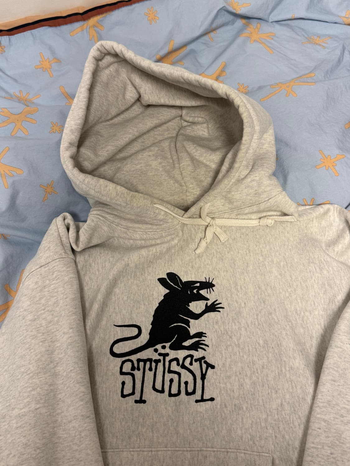 스투시 랫 후드 애쉬 헤더 L사이즈 상품이미지1