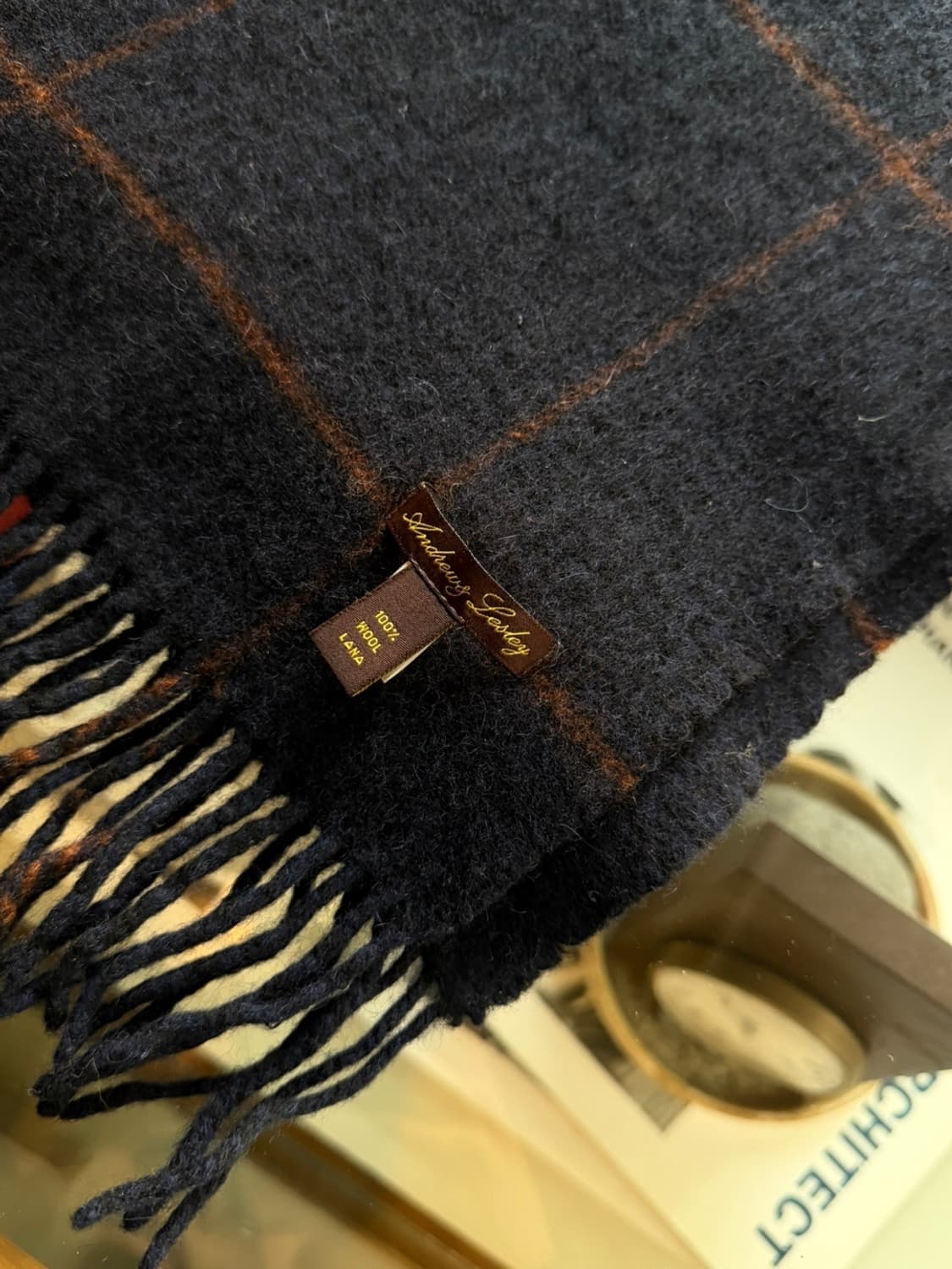 앤드류 레슬리 램스울 머플러 상품이미지9