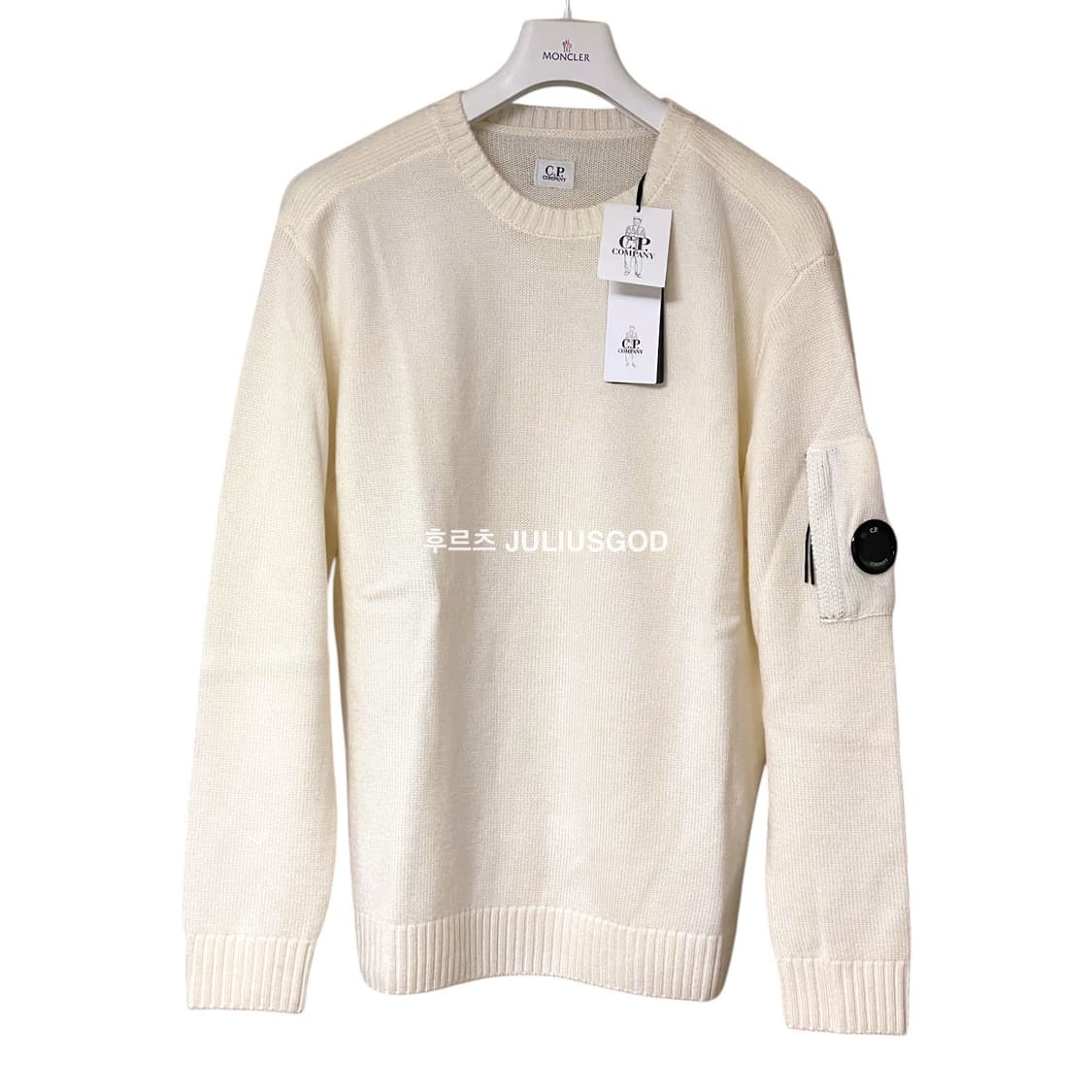 [110/새제품]CP COMPANY 씨피컴퍼니 울 100% 렌즈 니트 상품이미지2