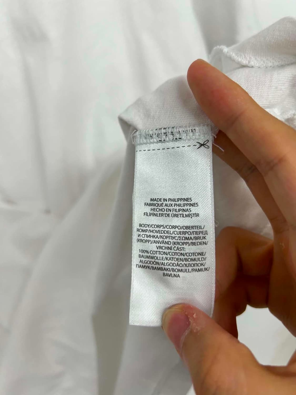 [XL] 폴로 랄프로렌 현행QR Ralph 스크립트 로고 화이트 반팔 티 상품이미지6