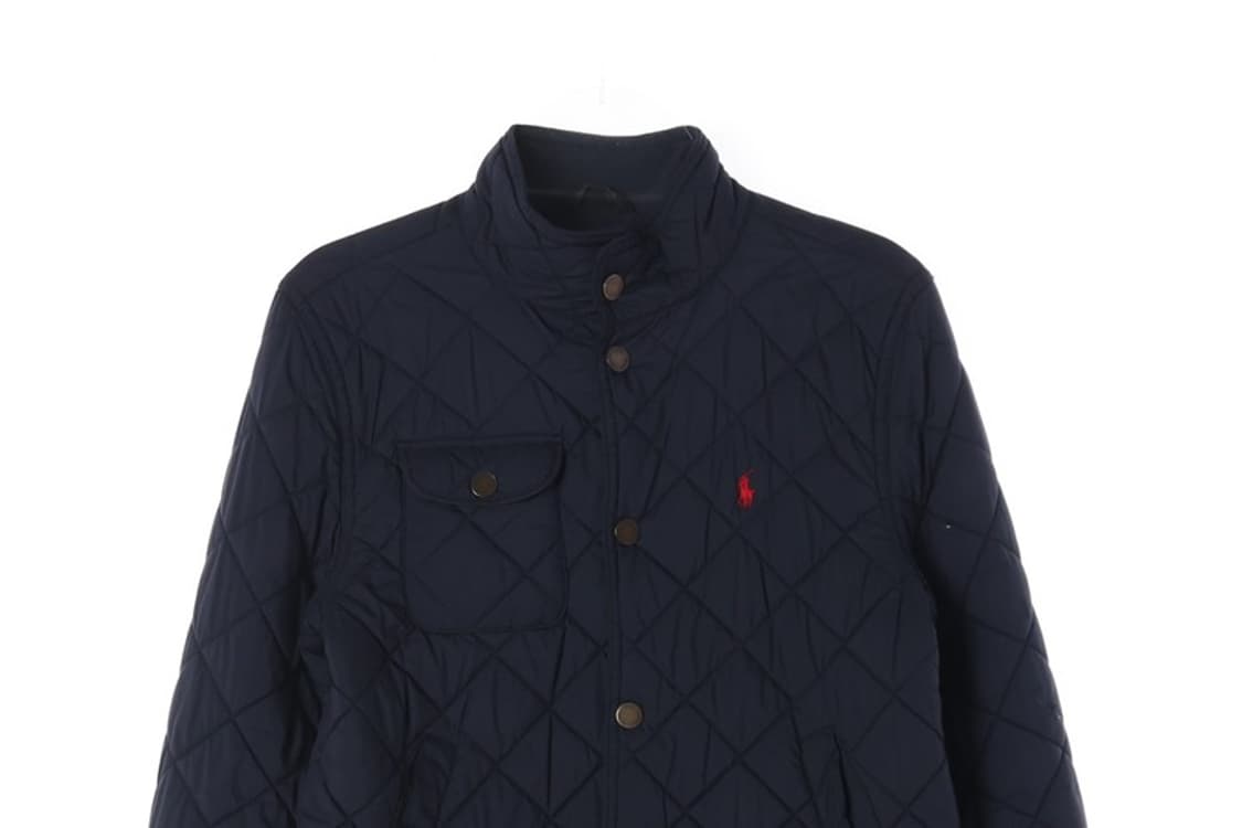 폴로 랄프로렌 클래식 네이비 퀼팅 자켓 M(10-12) 상품이미지4