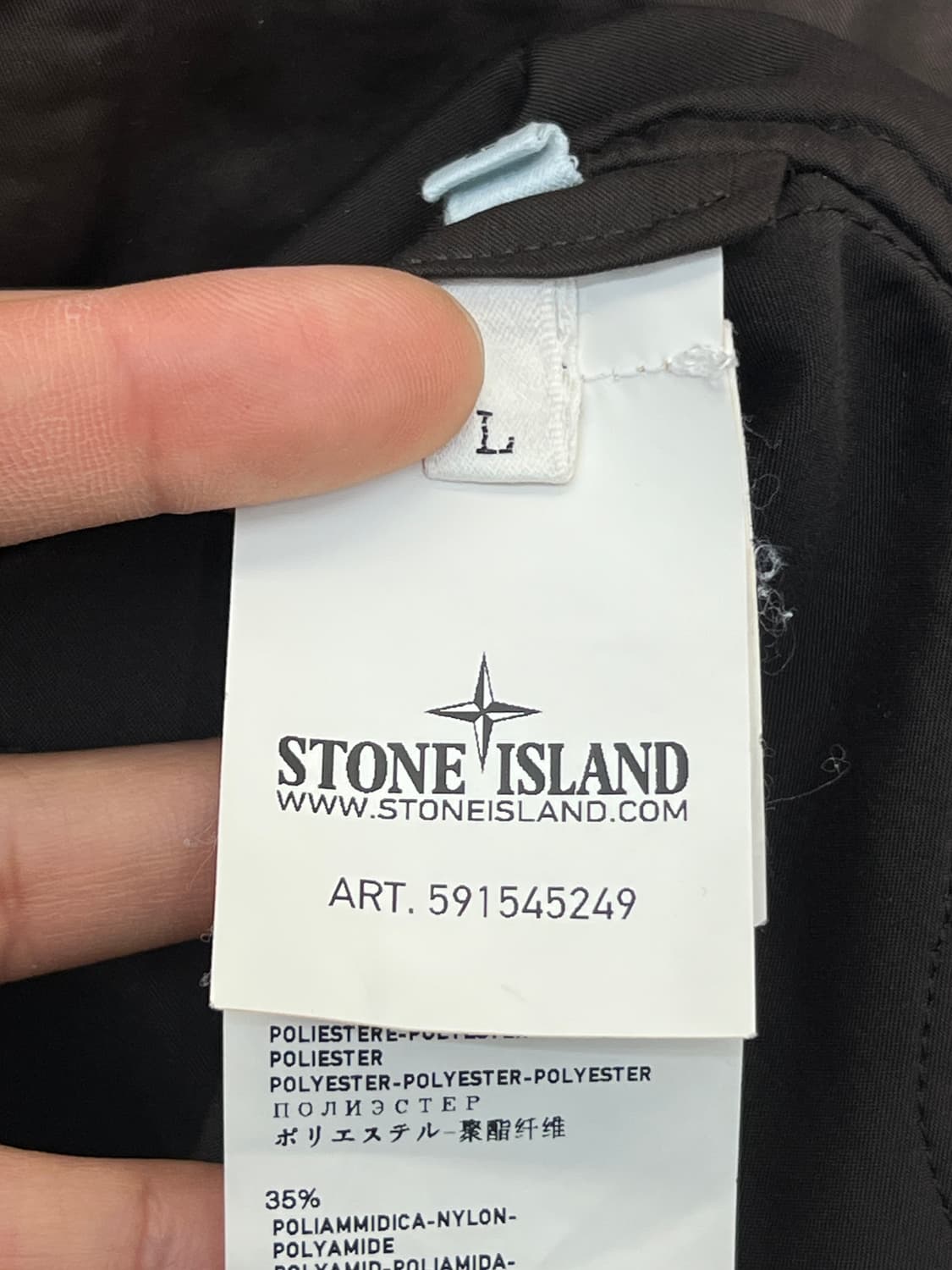 스톤아일랜드 사선 브레스티드 다비드 TC 코트 상품이미지8