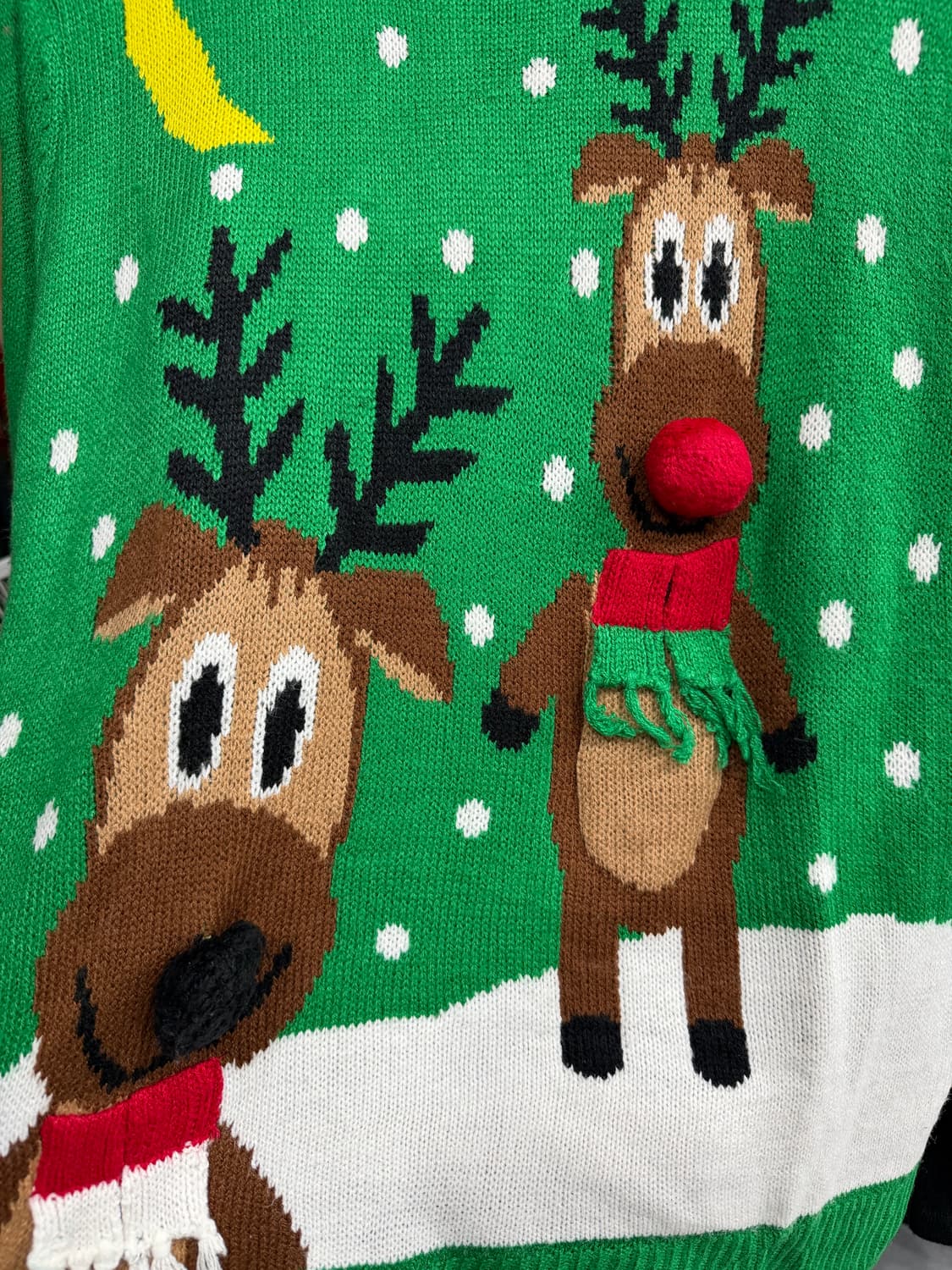 U.S.A. 크리스마스 어글리니트 M 상품이미지1