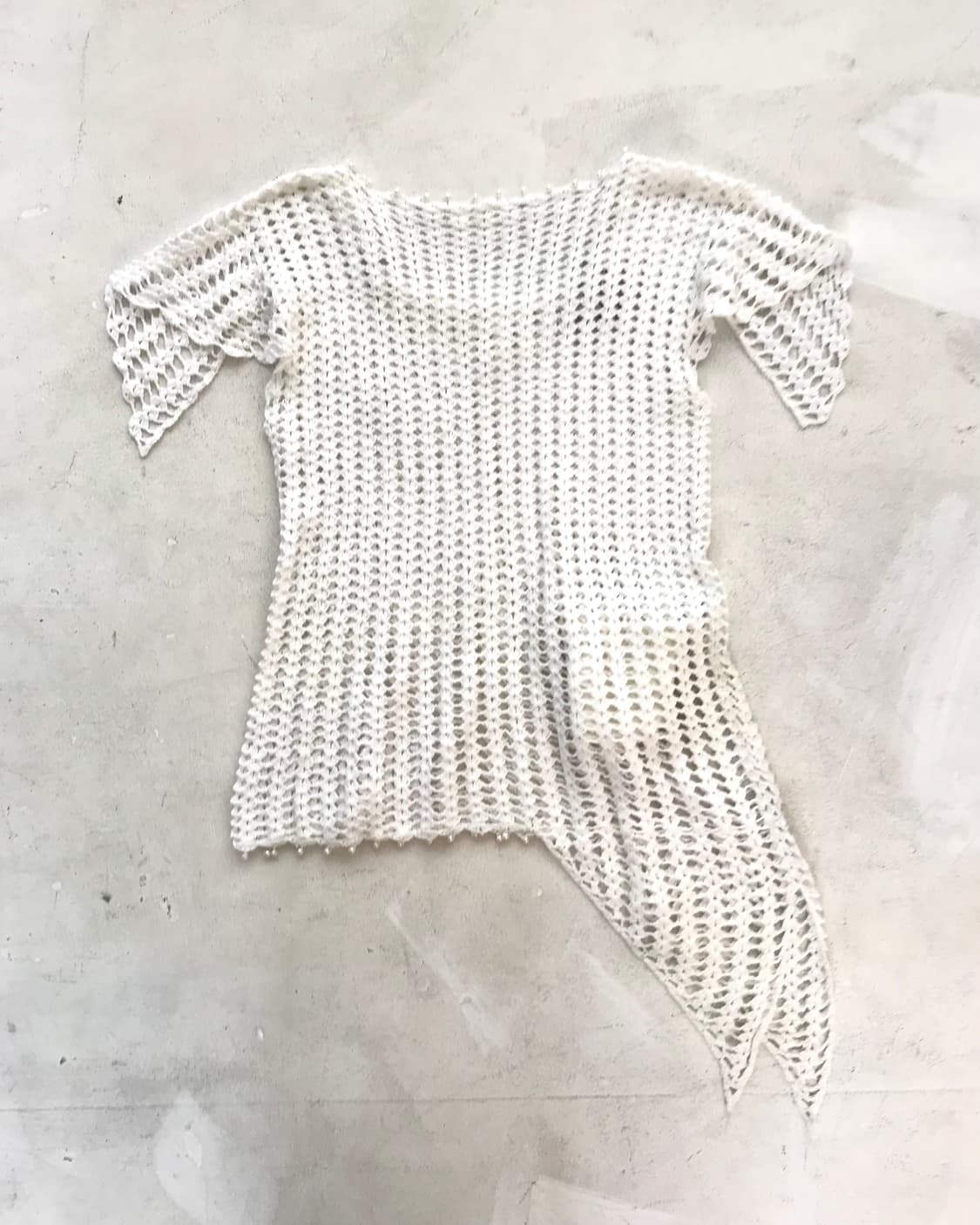 Custom🐾)White&sliver net angelwings top 상품이미지4